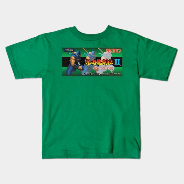 Ninja Gaiden!! Kids T-Shirt by AlphaNerdsUnited